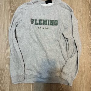 Gray College Sweatshirt